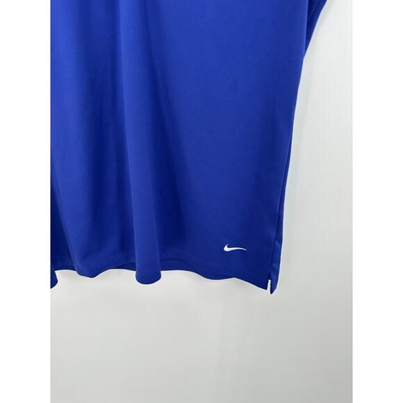 Nike Golf Women Dri-fit Sleeveless Polo Blue Golf Pickleball Preppy Size Medium - Picture 3 of 8